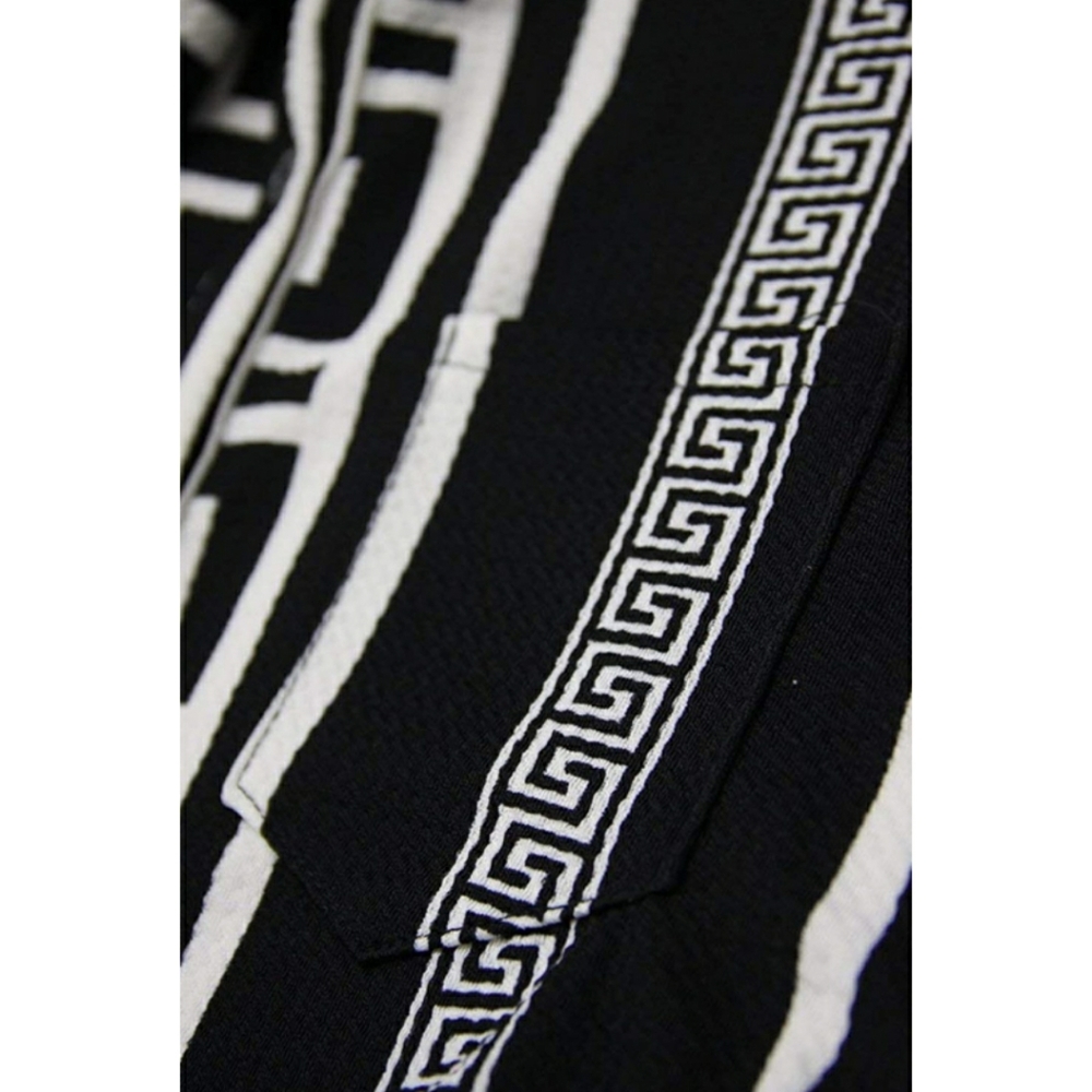 ๐๏ธ Geometric Black White Romper Jumpsuit Large - Picture 5 of 7